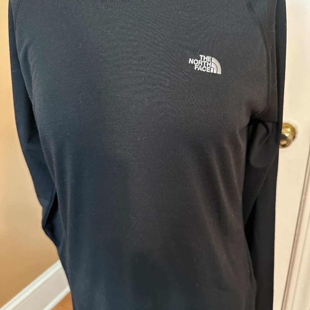 North Face Black Long Sleeved Tee
